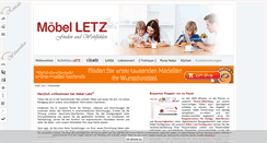 Desktop Screenshot of moebel-letz.de