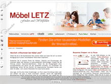 Tablet Screenshot of moebel-letz.de
